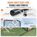 I formos apsauginis tinklas beisbolo ir softbolo treniruotėms – 122 x 91 x 213 cm - Image 3