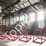 4 dalių plyometrinė šuolių dėžė – 76 cm / 61 cm / 46 cm / 30 cm - Image 2