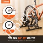 Magnetinis dviračio treniruoklis (tinka 66–74 cm ratams) – tylus stacionarus dviratininko stovas vidaus treniruotėms - Image 8