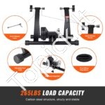 Magnetinis dviračio treniruoklis (tinka 66–74 cm ratams) – tylus stacionarus dviratininko stovas vidaus treniruotėms - Image 7