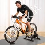 Magnetinis dviračio treniruoklis (tinka 66–74 cm ratams) – tylus stacionarus dviratininko stovas vidaus treniruotėms - Image 2