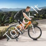 Magnetinis dviračių treniruoklis su 8 pasipriešinimo lygiais | Stacionarus treniruoklis 66–74 cm ratams, tylus, sulankstomas, namų sportui - Image 2
