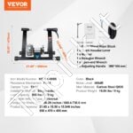 Dviračio treniruoklis 66–74 cm ratams – tylus stacionarus treniruoklis su pasipriešinimu vidaus treniruotėms - Image 3