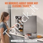 Komercinis 4/5 lygių maisto šildytuvas – su vandens padėklu - Image 5