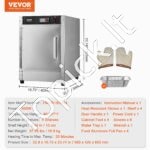 Komercinis 4/5 lygių maisto šildytuvas – su vandens padėklu - Image 6