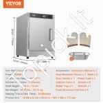 Maisto šildymo spinta su 5 lentynomis ir vandens vonele - Image 6