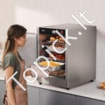 Maisto šildymo spinta su 5 lentynomis ir vandens vonele - Image 7