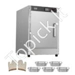 Maisto šildymo spinta su 5 lentynomis ir vandens vonele - Image 8