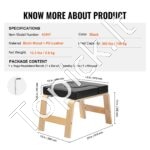 Sulankstomas joga stalas – raudonas, 136 kg talpa, su saugos diržais ir reguliuojamu aukščiu - Image 4