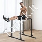 Reguliuojamas „Dip“ stovas – Paraletės jėgos treniruoklis 200 kg | Lygiagrečių stovas, atsispaudimų atramos namų sportui ir sporto salei - Image 2