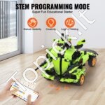 2-in-1 STEM konstruktorius vaikams – RC sportinis automobilis ir kovos robotas su 461 dalimi - Image 7