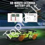 2-in-1 STEM konstruktorius vaikams – RC sportinis automobilis ir kovos robotas su 461 dalimi - Image 6