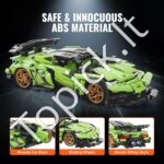 2-in-1 STEM konstruktorius vaikams – RC sportinis automobilis ir kovos robotas su 461 dalimi - Image 4