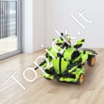 2-in-1 STEM konstruktorius vaikams – RC sportinis automobilis ir kovos robotas su 461 dalimi - Image 2