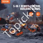 5-in-1 STEM konstruktorius vaikams su nuotolinio valdymo pultu – 554 dalys - Image 8