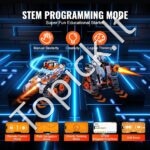5-in-1 STEM konstruktorius vaikams su nuotolinio valdymo pultu – 554 dalys - Image 7
