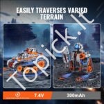 5-in-1 STEM konstruktorius vaikams su nuotolinio valdymo pultu – 554 dalys - Image 6