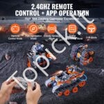 5-in-1 STEM konstruktorius vaikams su nuotolinio valdymo pultu – 554 dalys - Image 5