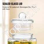 Stiklinis Gėrimų Dozatorius 5,5 L su Stovu 2 vnt - Image 4