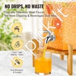 Stiklinis Gėrimų Dozatorius su Stovu – 10 L Talpa - Image 2
