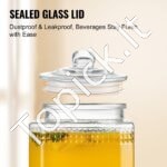 Stiklinis Gėrimų Dozatorius su Stovu – 5,7 L - Image 4