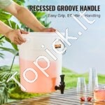 2 x 19 L Gėrimų Dozatoriai su Dangčiais ir Čiaupais - Image 5