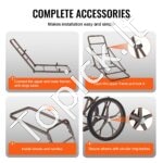 Sulankstomas žvėrių transportavimo vežimėlis su 2 ratais – 227 kg - Image 5