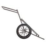 Sulankstomas žvėrių transportavimo vežimėlis su 2 ratais – 227 kg - Image 9