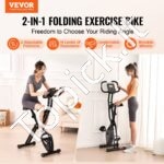 Kompaktiškas ir sulankstomas stacionarus dviratis su LCD ekranu – reguliuojamas pasipriešinimas, įvairios treniruočių pozicijos, patogus naudojimas namuose - Image 8