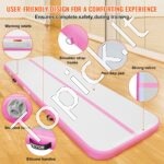 Pripučiamas gimnastikos kilimėlis – 300 x 101 x 10 cm | Su pompa, universalus, namams ir sporto studijoms - Image 5