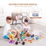 Magnetinių konstruktorių rinkinys vaikams – 123 dalių - Image 3