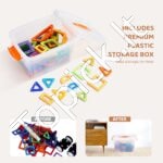 Magnetinių konstruktorių rinkinys vaikams – 123 dalių - Image 5