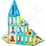 Magnetinių konstruktorių rinkinys vaikams – 123 dalių - Image 8