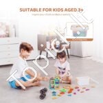 Magnetiniai konstruktoriaus blokeliai vaikams – 62 dalių - Image 3