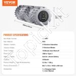Vibracinis Fitneso Masažinis Rutulys – 5 Intensyvumo Lygiai, 3 Režimai, EPP Medžiaga - Image 3