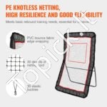 Universalus atmušimo tinklas 1,2 x 2,1 m – reguliuojamas kampas, tinkamas lakrosui, beisbolui, tinkliniui ir kitoms sporto šakoms - Image 6