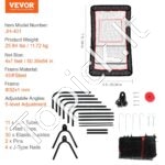 Universalus atmušimo tinklas 1,2 x 2,1 m – reguliuojamas kampas, tinkamas lakrosui, beisbolui, tinkliniui ir kitoms sporto šakoms - Image 3