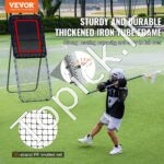 Sulankstomas lakroso atmušimo tinklas 90 x 240 cm – reguliuojamas kampas, tinkamas lakrosui, beisbolui, tinkliniui ir kitoms sporto šakoms - Image 8