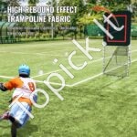 Sulankstomas lakroso atmušimo tinklas 90 x 240 cm – reguliuojamas kampas, tinkamas lakrosui, beisbolui, tinkliniui ir kitoms sporto šakoms - Image 5