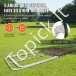 Sulankstomas lakroso atmušimo tinklas 90 x 120 cm – reguliuojamas kampas, tinkamas lakrosui, beisbolui, tinkliniui ir kitoms sporto šakoms - Image 6