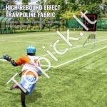 Sulankstomas lakroso atmušimo tinklas 90 x 120 cm – reguliuojamas kampas, tinkamas lakrosui, beisbolui, tinkliniui ir kitoms sporto šakoms - Image 5