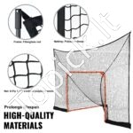 Lakroso ir ledo ritulio grąžinimo tinklas su apsauga – 366 × 274 cm - Image 3