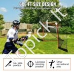 Lakroso ir ledo ritulio grąžinimo tinklas su apsauga – 366 × 274 cm - Image 5