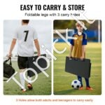 Futbolo atmušimo lenta 102 cm – kompaktiška 2 kampų rebound lenta technikos treniruotėms - Image 4