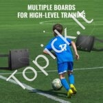 Futbolo atmušimo lenta 102 cm – kompaktiška 2 kampų rebound lenta technikos treniruotėms - Image 5