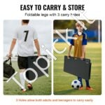 Futbolo atmušimo lenta 114 cm – 2 kampų treniruočių rebound lenta perdavimams ir kamuolio kontrolei - Image 4