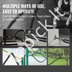 12,2 m ilgio treniruočių virvė | „Battle Rope“ su apsauginiu gaubtu – jėgos ir ištvermės treniruotėms - Image 5