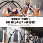 12,2 m ilgio treniruočių virvė | „Battle Rope“ su apsauginiu gaubtu – jėgos ir ištvermės treniruotėms - Image 4