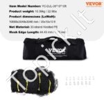 Beisbolo smūgiavimo narvas su tinklu ir rėmu – (10,6 m) - Image 6