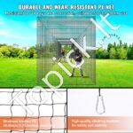 Beisbolo smūgiavimo narvas su tinklu ir rėmu – (21,3 m) - Image 3